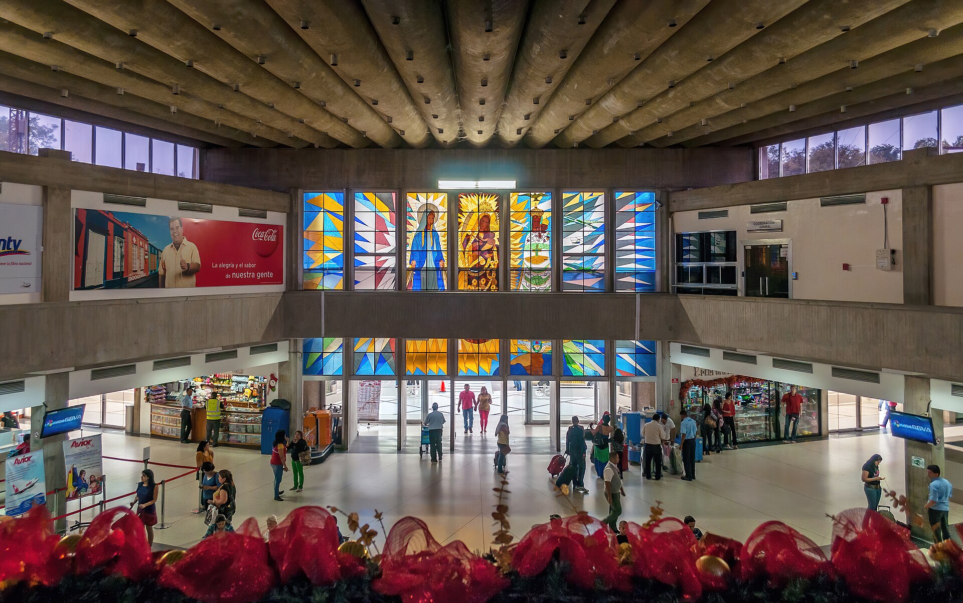 Interior del Aeropuerto Internacional La Chinita en Maracaibo