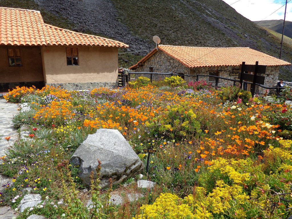 Casas andinas tradicionales en el entorno del Páramo La Culata, Mérida