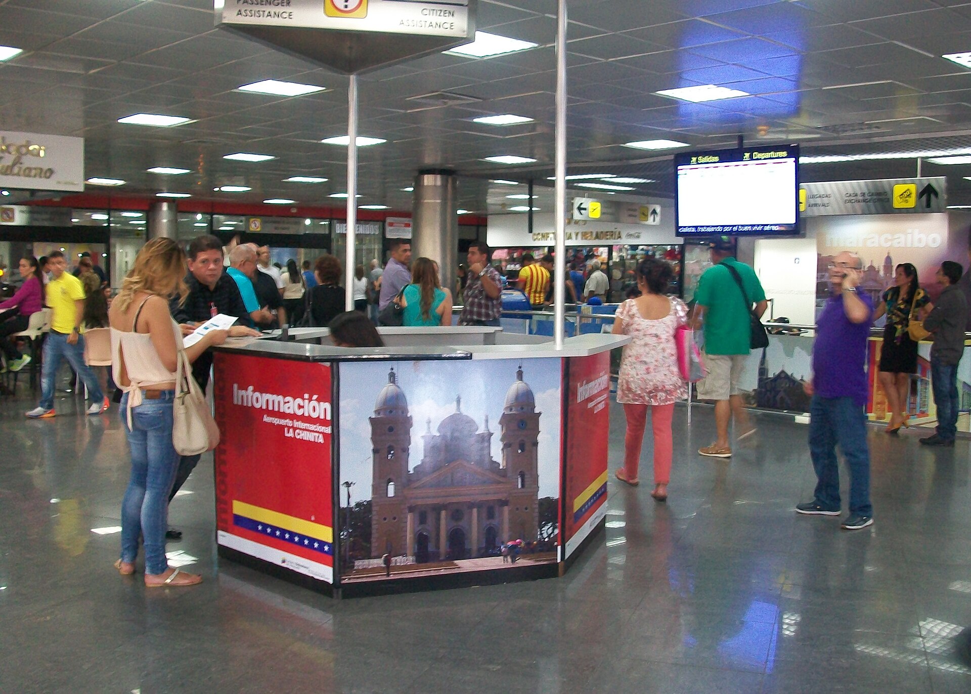 Terminal internacional del Aeropuerto La Chinita