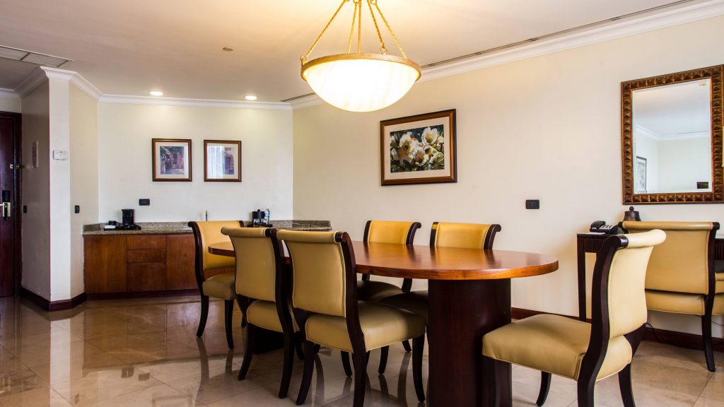 Sala de la suite presidencial del JW Marriott Hotel Caracas
