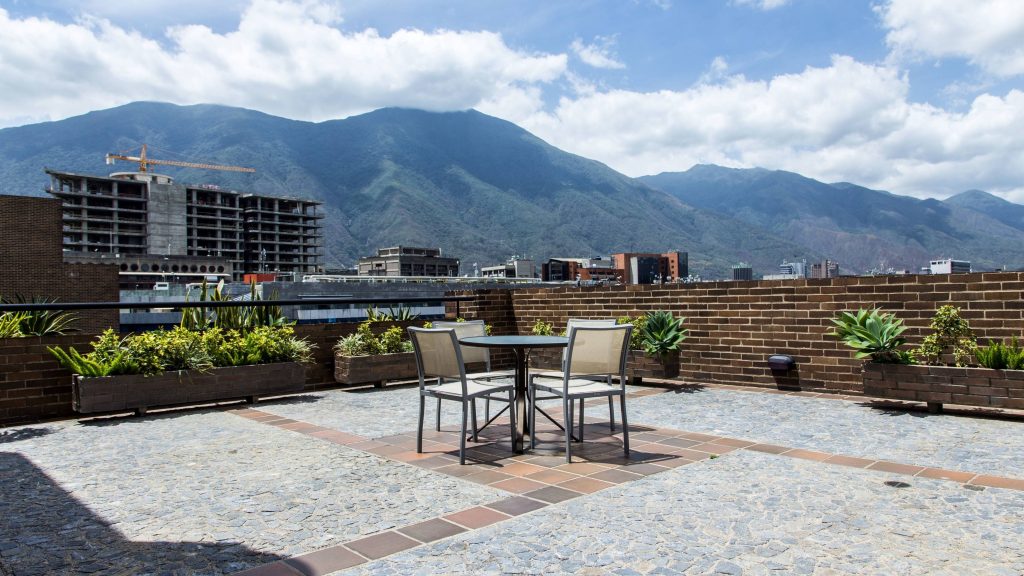 Terraza de la suite presidencial del JW Marriott Hotel Caracas
