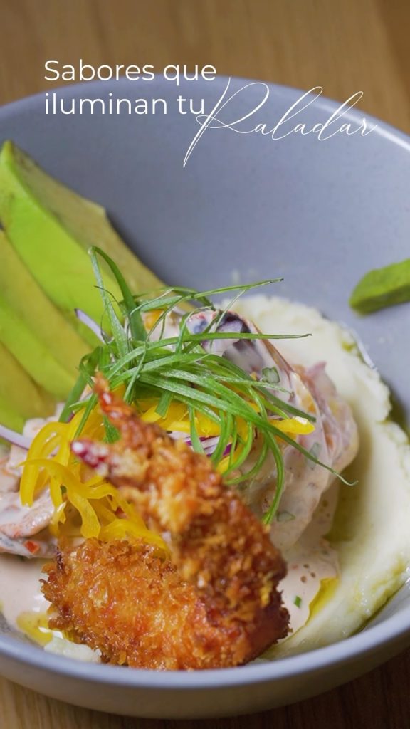 Detalle gastronómico de Aguacero Restaurante