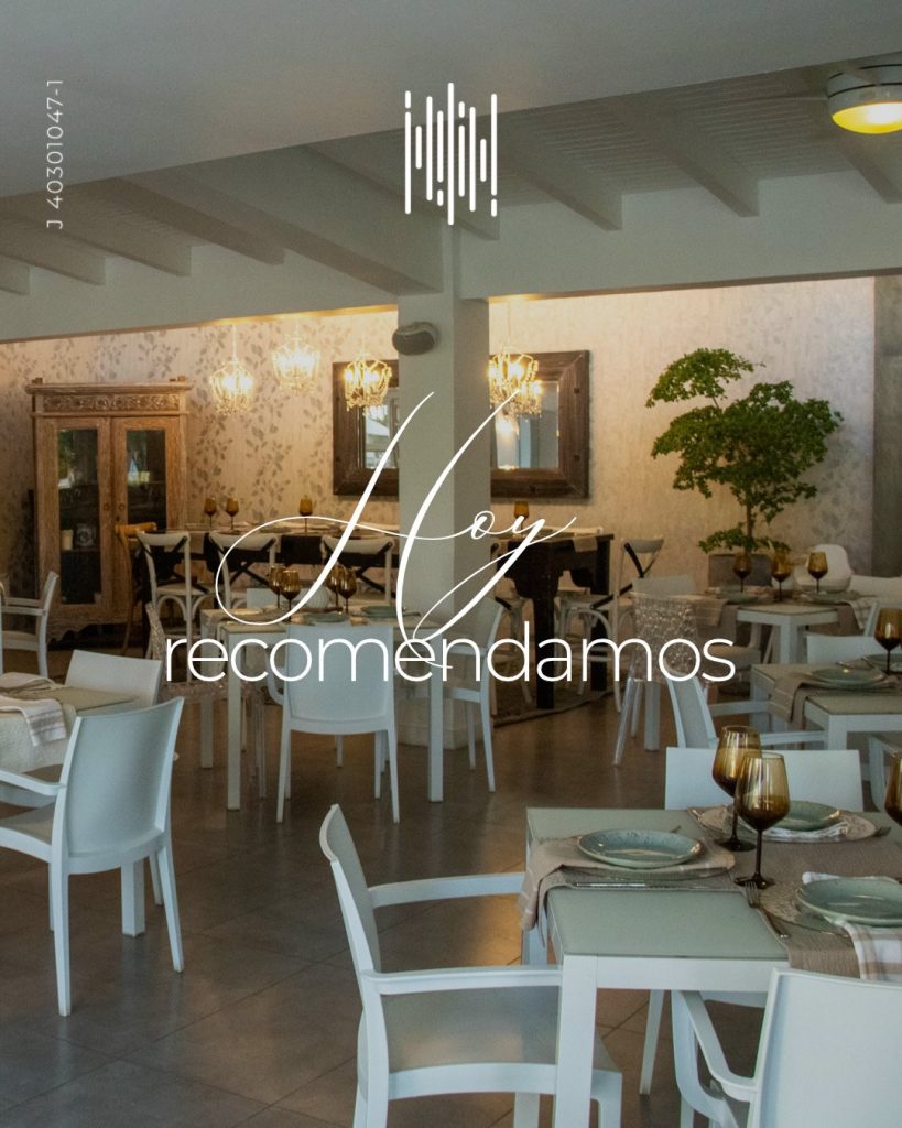 Interior de Aguacero Restaurante sin rostros protagonistas