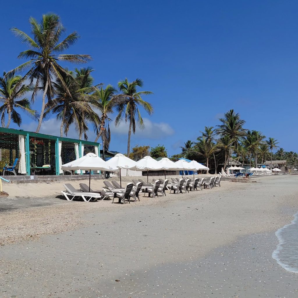 Área de playa de Restaurante Biblos